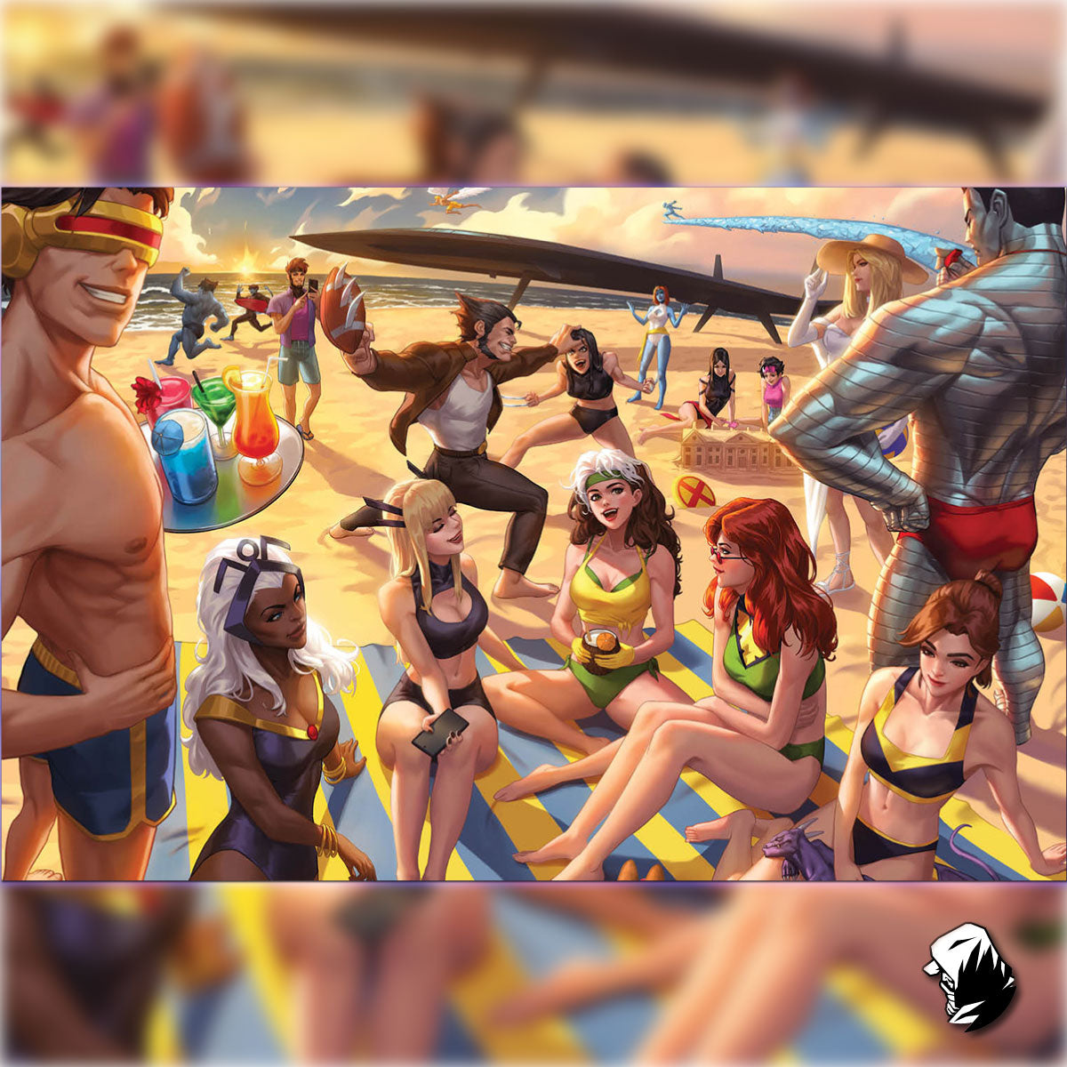 X-Men Beach Bash: Unknown Comics Unveils Connectible Covers for "Rise of the Power of X #3" and "Fall of the House of X #3"