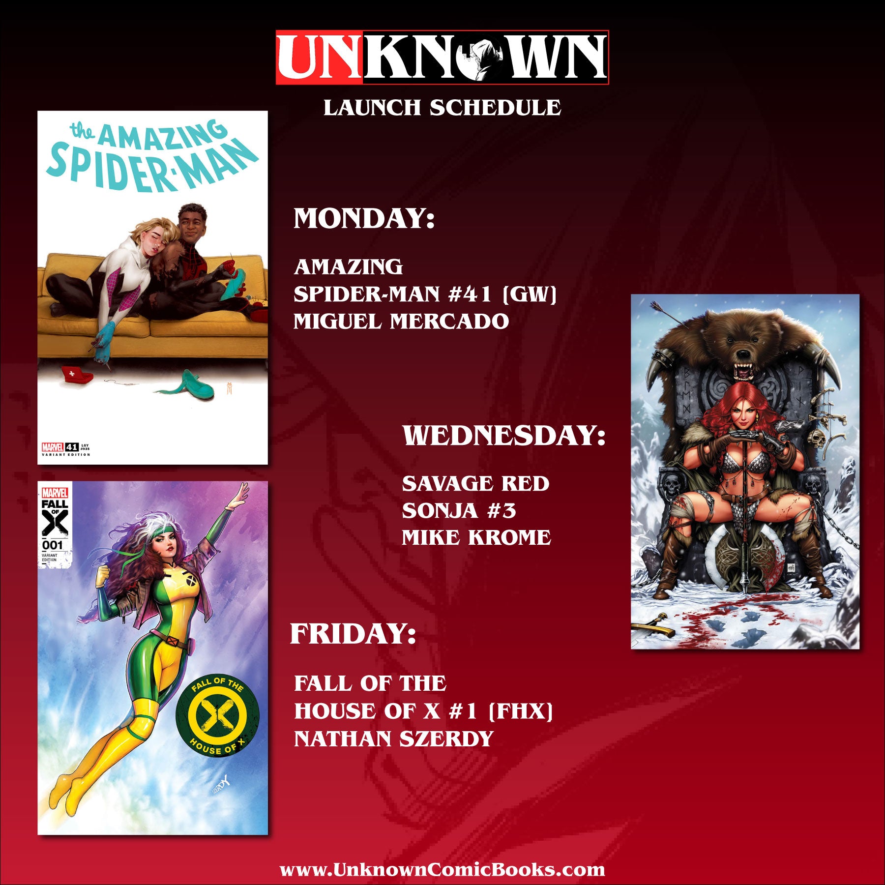 THIS WEEK AT UNKNOWN - 12/1/2023