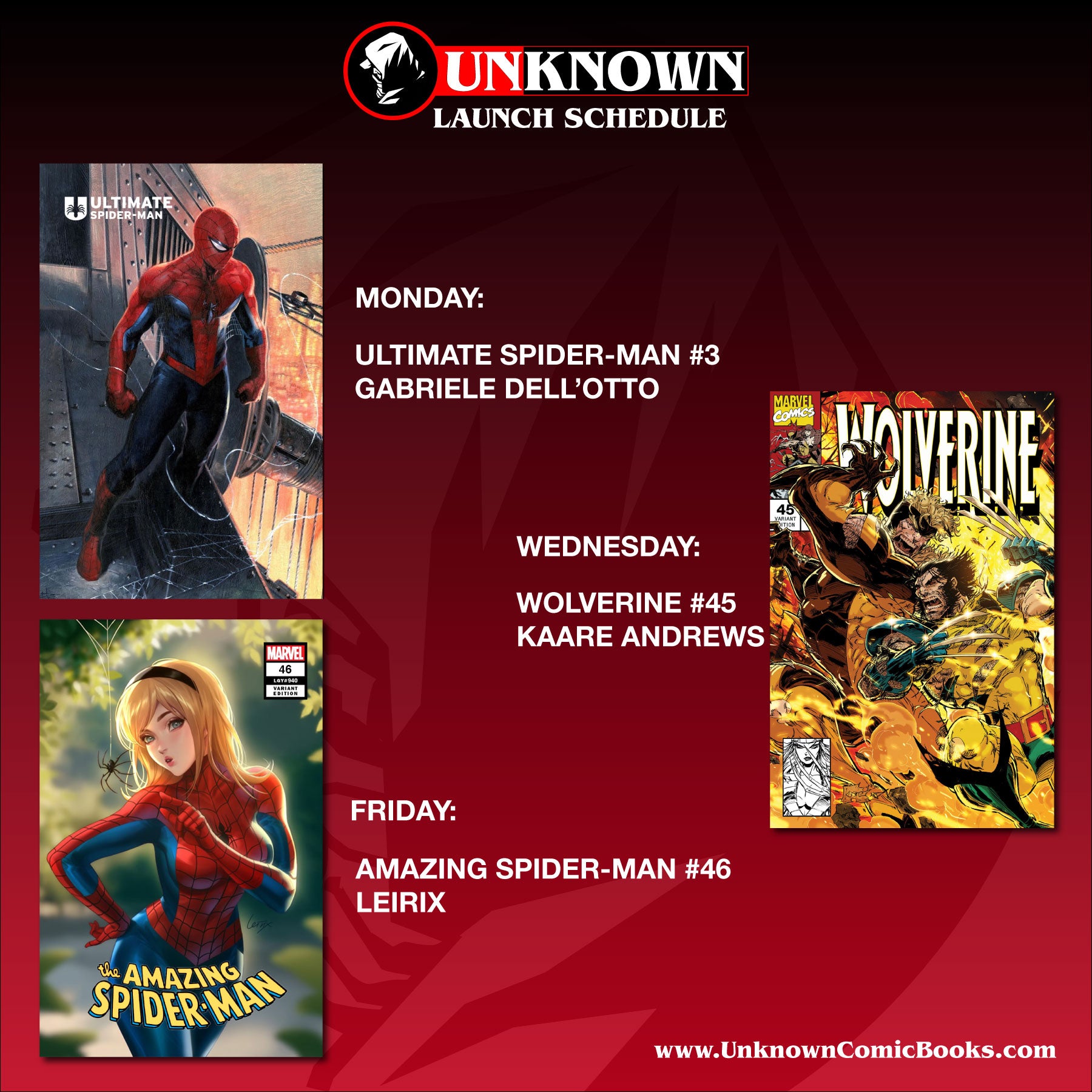 Get Your Gear Ready, True Believers! Unknown Comics Drops Epic Exclusive Variants Next Week!