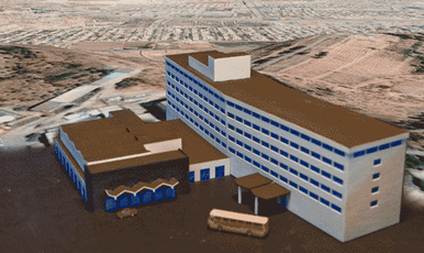 Kabul Hotel Intercontinental (Matboard) - 285CSS015