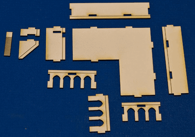 Middle Eastern Building (Matboard) - 285CSS006