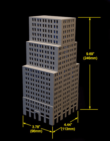 Large Skyscraper (MatBoard) - 285CSS062