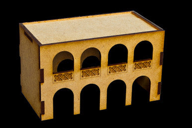 Middle East Two Story Building (MDF) - 15MMDF046-R