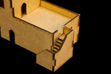 Stairs - 3 Per Kit (MDF) - 15MMDF052