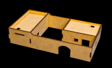 Walled Compound With Removable Roof (MDF) - 15MMDF030-R