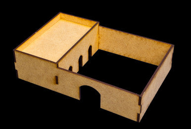 Walled Compound With Removable Roof (MDF) - 15MMDF034-R