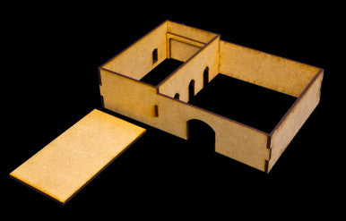 Walled Compound With Removable Roof (MDF) - 15MMDF034-R