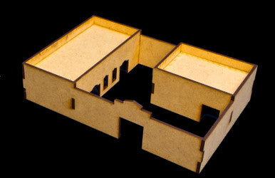 Walled Compound With Removable Roof (MDF) - 15MMDF036-R
