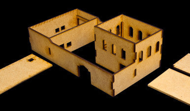 Walled Compound With Removable Roof (MDF) - 15MMDF037-R