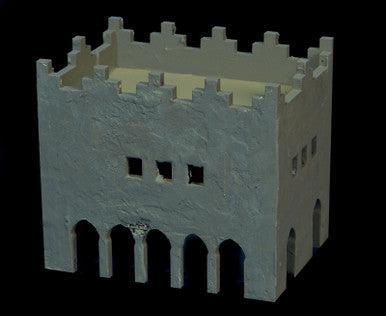 Middle East Two Story Building (MDF) - 15MMDF016