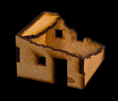 28mm Ruined Afghan Style Hovel - 28MMDF070