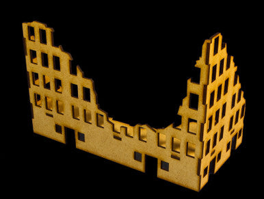 Ruined City Building - 28MMDF003