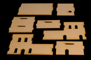 Middle East Two Story Building (MDF) - 15MMDF121