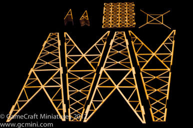 Power Transmission Tower, AKA Electricity Plyon (15mm & 20mm) (MDF) - 15MMDF123
