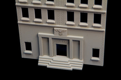 WWII City Building (MDF) - 15MMDF450