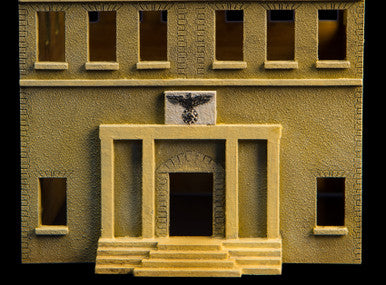 WWII City Building (MDF) - 15MMDF450