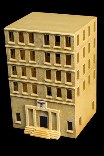 WWII City Building (MDF) - 15MMDF450