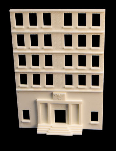 WWII City Building (MDF) - 15MMDF450