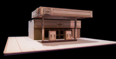 15mm 7-11 Store, Complete Set (MDF) - 15MMDF124-2