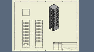 City Building (MDF) - 15MMDF253