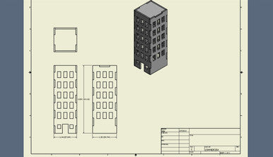 City Building (MDF) - 15MMDF254