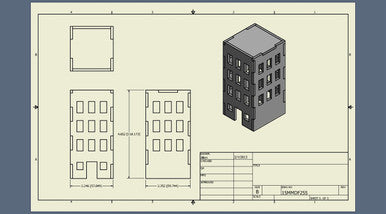City Building (MDF) - 15MMDF255