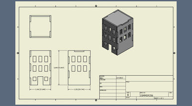 City Building (MDF) - 15MMDF256