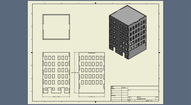 City Building (MDF) - 15MMDF257