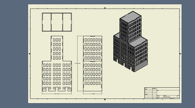 Sky Scraper (MDF) - 15MMDF259