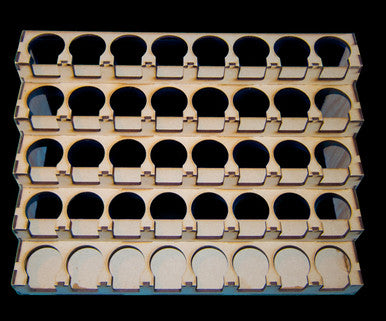 Paint Rack - 32mm Model Master - Mission Models