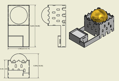 Mosque (MDF) - 15MMDF041