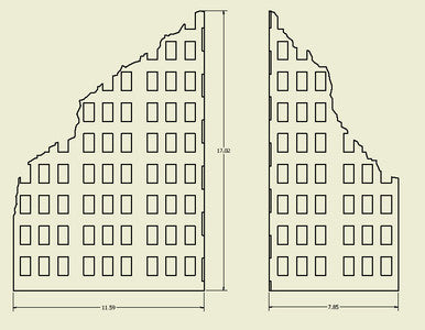 Ruined City Building - 28MMDF001-1