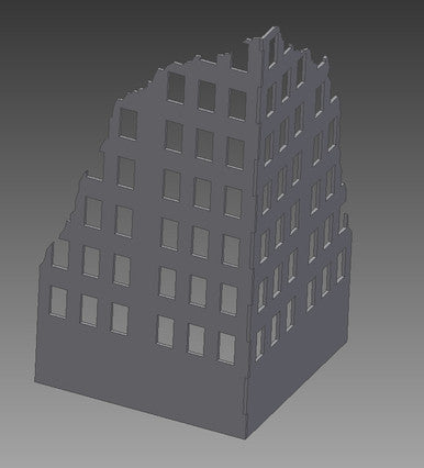 Ruined City Building - 28MMDF002-1