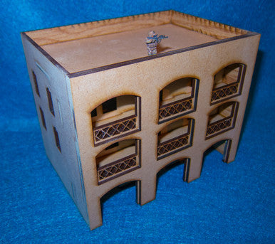 15mm Middle East Three Story Building (MDF) - 15MMDF151