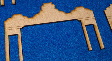 Middle Eastern City Walls (MDF) - 15MMDF083