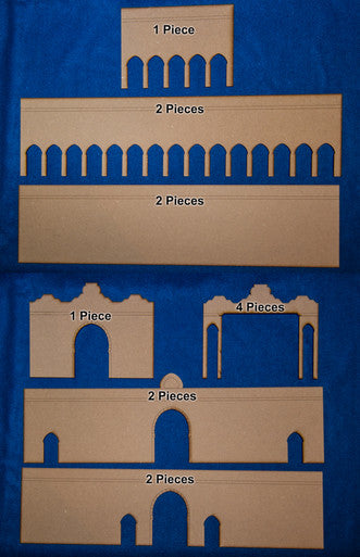 Middle Eastern City Walls - 28MMDF084