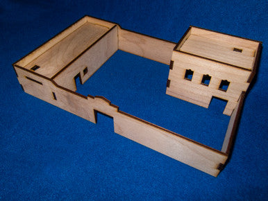 Walled Compound With Removable Roof (MDF) - 15MMDF038-R