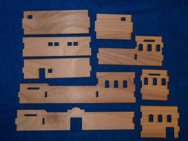 Walled Compound With Removable Roof (MDF) - 15MMDF038-R