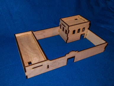 Walled Compound With Removable Roof (MDF) - 15MMDF038-R