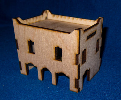 Middle East Two Story Building (MDF) - 15MMDF018