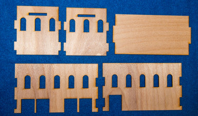 Middle East Two Story Building (MDF) - 15MMDF021