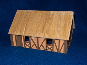 One Story Medium Half Timber House - 28MMDF300