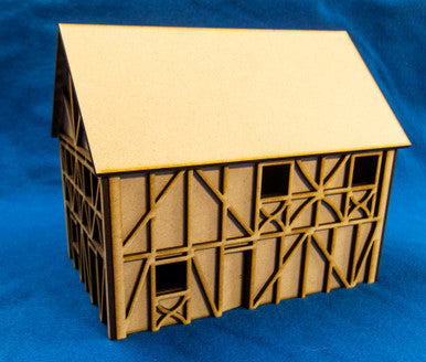 Two Story Medium Half Timber House - 28MMDF302