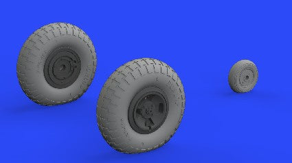 Eduard 632130 1/32 Aircraft- Spitfire Mk IX Wheels 4-Spoke w/Pattern Tire for TA