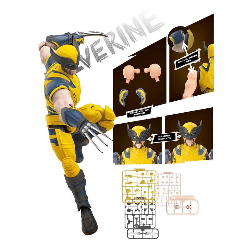 Marvel Deadpool & Wolverine Champion Class 05 Wolverine Model Kits | Blokees