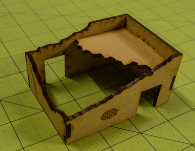 Middle East One Story Building (MDF) - 15MMDF010-D