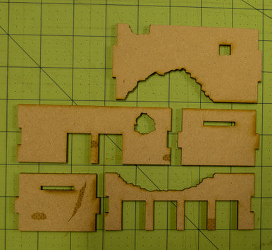 Middle East One Story Building (MDF) - 15MMDF011-D