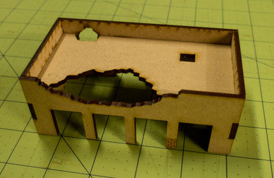 Middle East One Story Building (MDF) - 15MMDF011-D