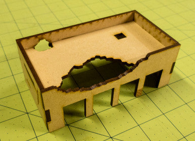 Middle East One Story Building (MDF) - 15MMDF011-D