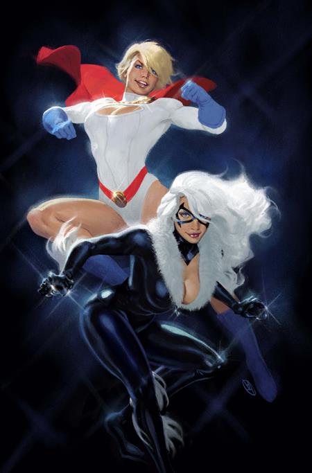 DC MARVEL SUPERMAN SPIDER-MAN #1 (ONE SHOT) CVR V DAVID TALASKI POWER GIRL & BLACK CAT CARD STOCK VAR (03/25/2026)